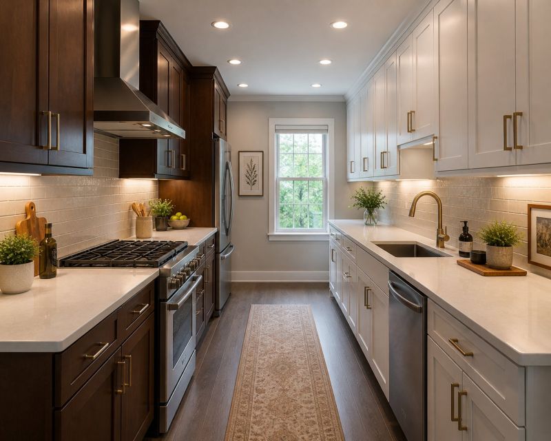 Cherry Cabinet Remodeling in Conroe, TX